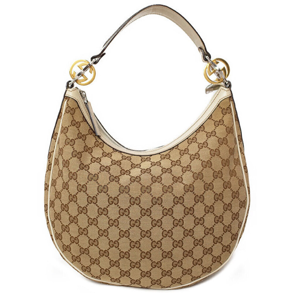 GUCCI GG Twins One Shoulder Hobo Bag Semi Shoulder